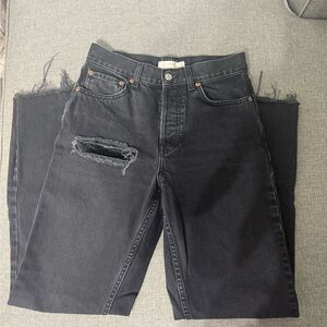 Topshop Dark Denim Jeans